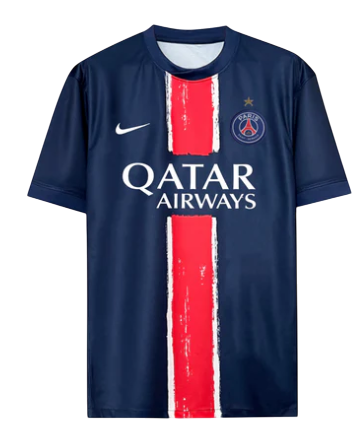 Maillot PSG Étoile Ligue des Champions 2025