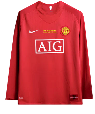 Maillot Manchester United rétro 2008